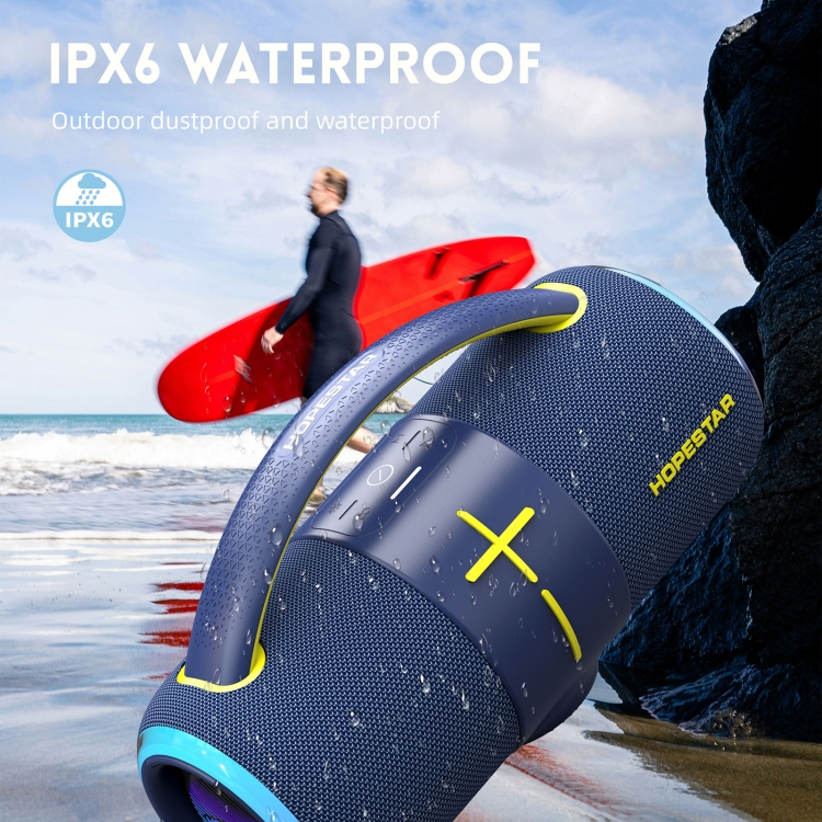 HOPESTAR H68 50W Outdoor Portable Waterproof Dazzling Bluetooth Speaker(Dark Blue) HOPESTAR H68 50W Outdoor Portable Waterproof Dazzling Bluetooth Speaker(Dark Blue)