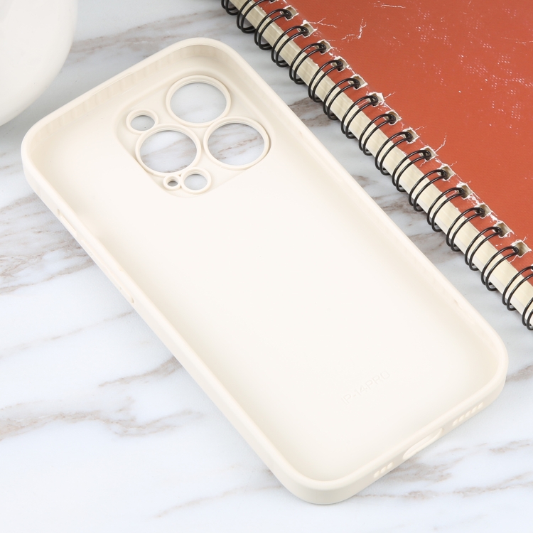 For iPhone 16 Pro Astronaut Pattern Silicone Straight Edge Phone Case(Planet Landing-White) For iPhone 16 Pro Astronaut Pattern Silicone Straight Edge Phone Case(Planet Landing-White)