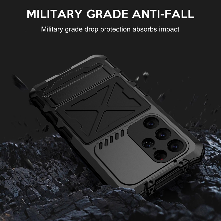 For Samsung Galaxy S24 Ultra 5G R-JUST Life Waterproof Dustproof Shockproof Phone Case(Black) For Samsung Galaxy S24 Ultra 5G R-JUST Life Waterproof Dustproof Shockproof Phone Case(Black)
