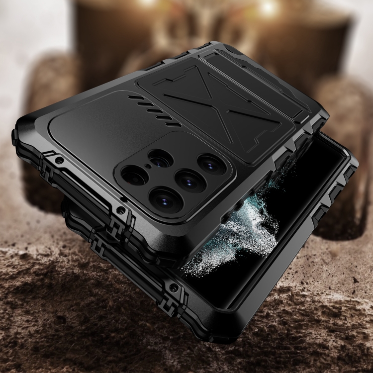 For Samsung Galaxy S24 Ultra 5G R-JUST Life Waterproof Dustproof Shockproof Phone Case(Black) For Samsung Galaxy S24 Ultra 5G R-JUST Life Waterproof Dustproof Shockproof Phone Case(Black)