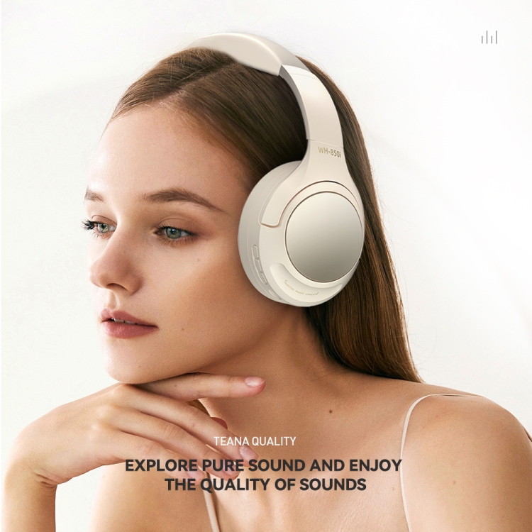 WH850i ANC Active Noise Reduction Over-Ear Bluetooth Headphone(White) - B1