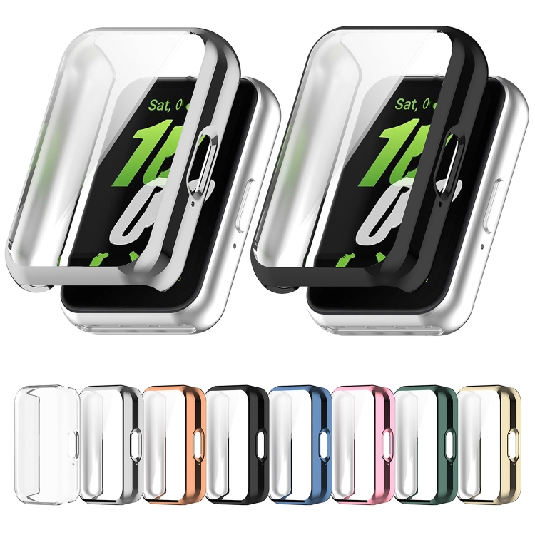 For Samsung Galaxy Fit 3 Full Coverage TPU Electroplated Watch ...