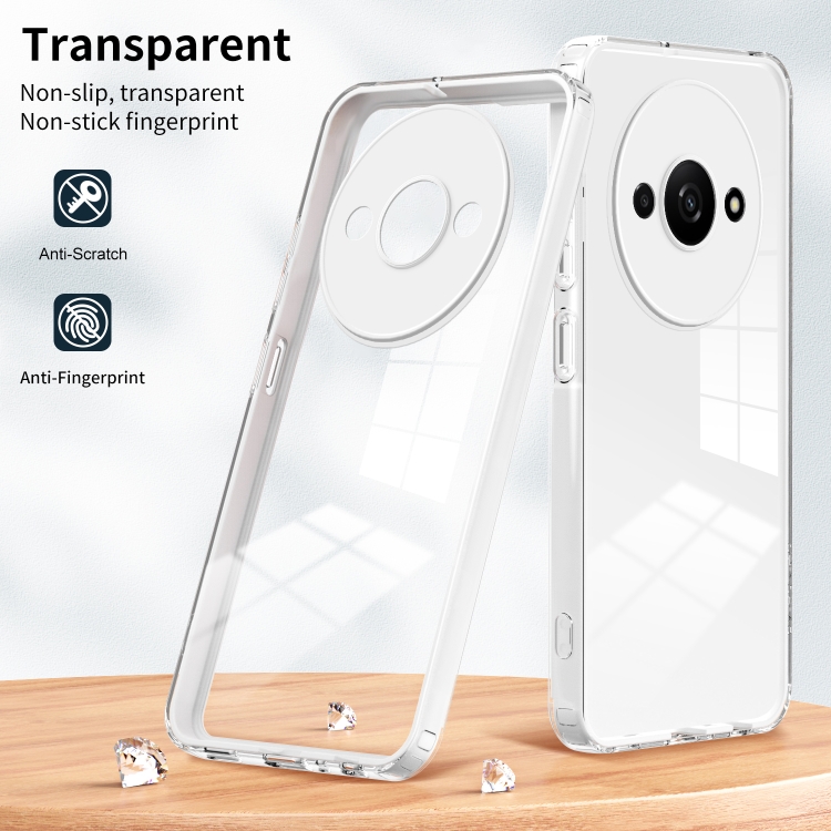Custodia Per Redmi 12 5G Con Vetro Temperato – Cover TPU Morbida Trasparente, Protezione 360° - 2