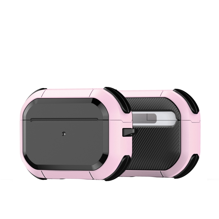 For AirPods Pro DUX DUCIS PECA Series Earbuds Box Protective Case(Pink) For AirPods Pro DUX DUCIS PECA Series Earbuds Box Protective Case(Pink)