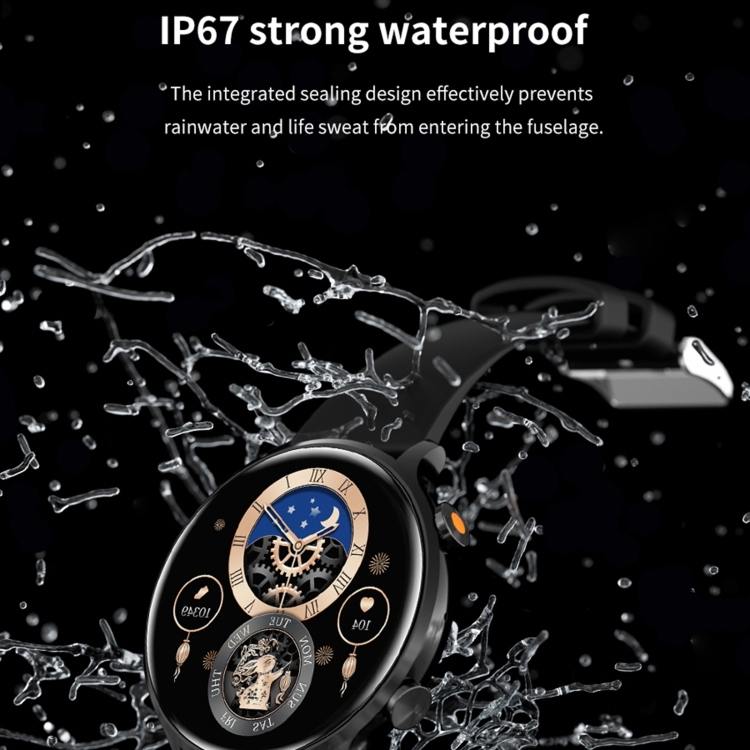 QS40 Reloj deportivo inteligente BT5.2 de 1,39 pulgadas, compatible con llamadas Bluetooth / sueño / oxígeno en sangre / temperatura / frecuencia cardíaca / monitor de salud de presión arterial (naranja) - B10