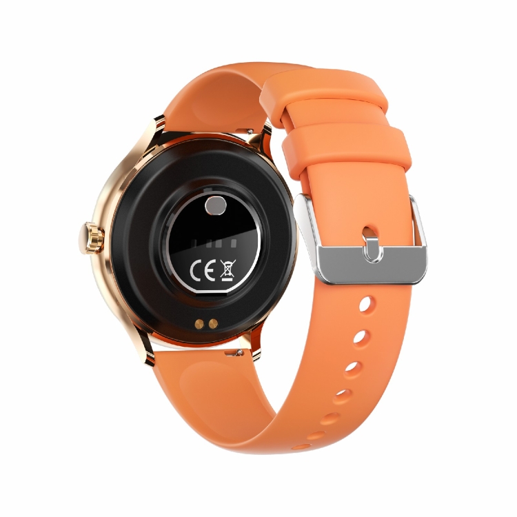 QS80 Reloj deportivo inteligente BT5.2 de 1,39 pulgadas, compatible con llamadas Bluetooth / sueño / oxígeno en sangre / temperatura / frecuencia cardíaca / monitor de salud de presión arterial (naranja) - 2