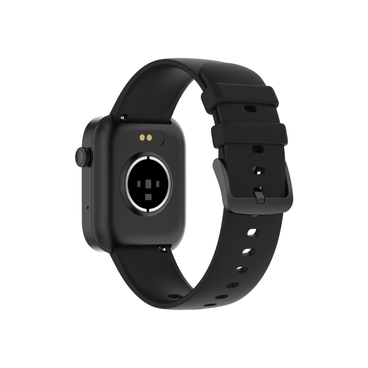 P43 Reloj inteligente Bluetooth con pantalla TFT de 1,8 pulgadas, compatible con monitoreo de frecuencia cardíaca y más de 100 modos deportivos (negro) - 2