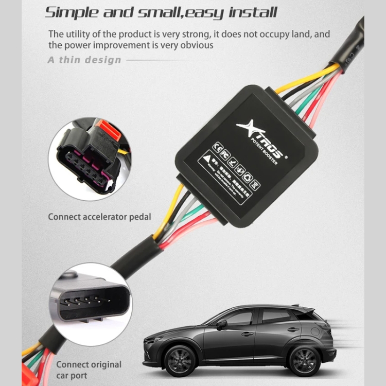 Boîtier Accélérateur électronique 9 Modes - Pédalier Auto Universel