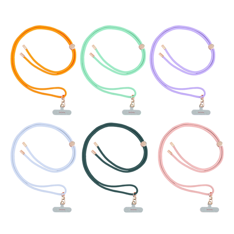 mutural Universal Mobile Phone Solid Color Lanyard(Orange)