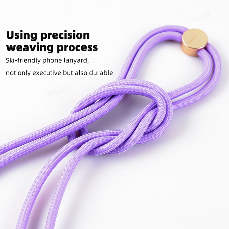 mutural Universal Mobile Phone Solid Color Lanyard(Orange)