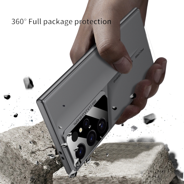 For Samsung Galaxy S23 Ultra 5G GKK Blade Ultra-thin Full Coverage Phone Case(Grey) For Samsung Galaxy S23 Ultra 5G GKK Blade Ultra-thin Full Coverage Phone Case(Grey)