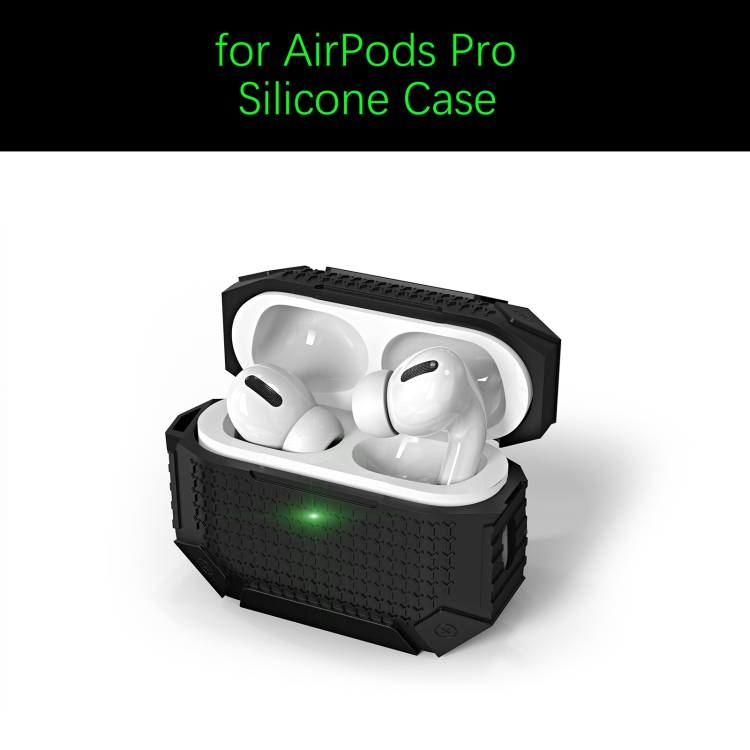 For AirPods 3 Wireless Earphones Shockproof Armor Protective Case(Red)