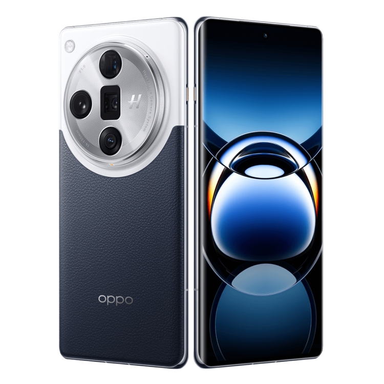 OPPO Find X7 Ultra AI Phone, 12GB+256GB, Screen Fingerprint,  6.82 inch ColorOS 14.0 Qualcomm Snapdragon 8 Gen3 Octa Core up to  3.3GHz, OTG, NFC, Network: 5G(Dark Blue)