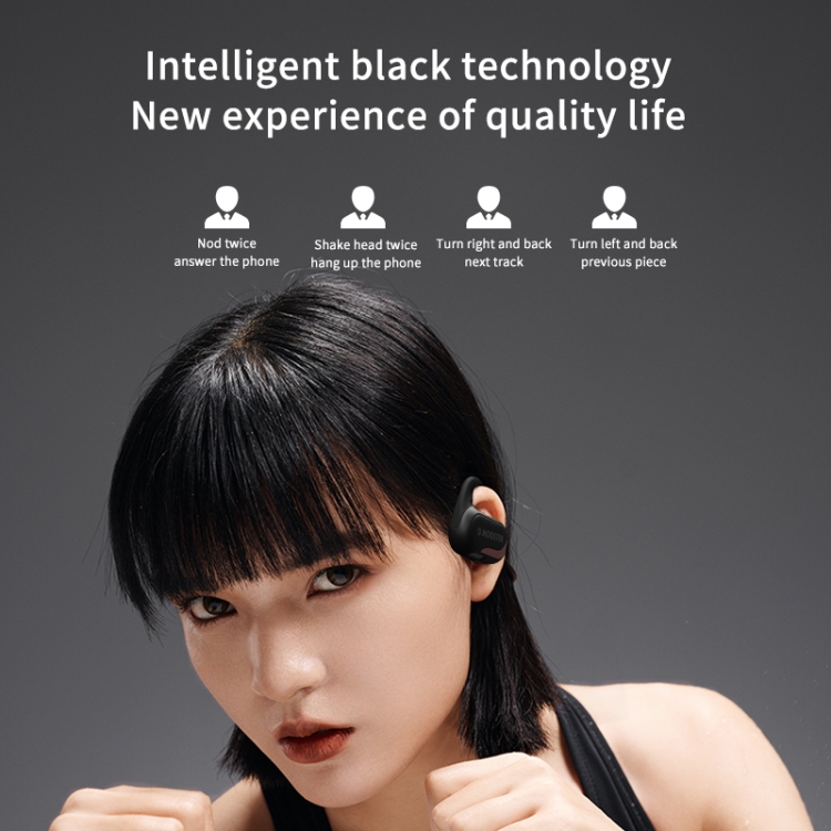 D MOOSTER D13 Pro Ear-Mounted Air Conduction Wireless Bluetooth Earphone(Black) D MOOSTER D13 Pro Ear-Mounted Air Conduction Wireless Bluetooth Earphone(Black)