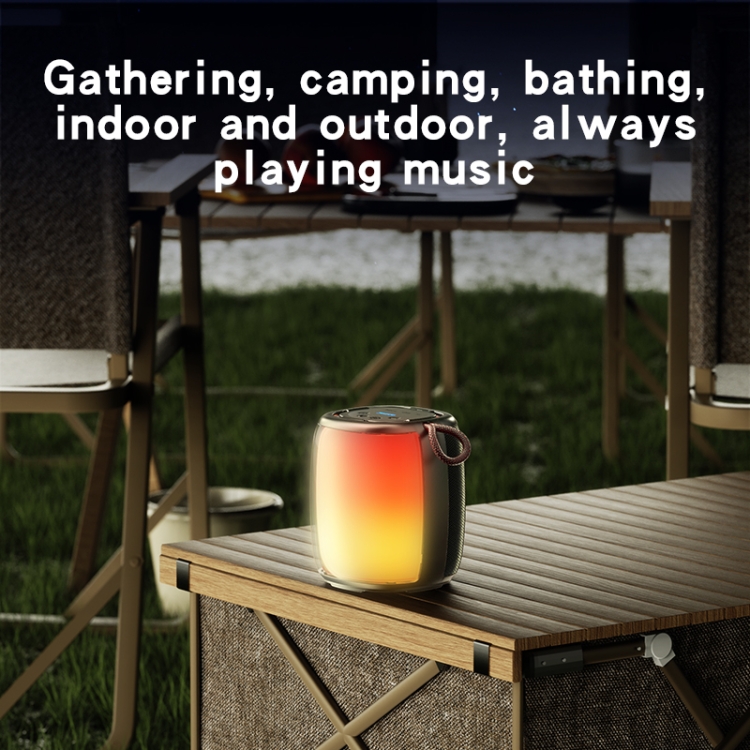 Yesido YSW20 LED Colorful TWS Bluetooth Speaker(Black) Yesido YSW20 LED Colorful TWS Bluetooth Speaker(Black)