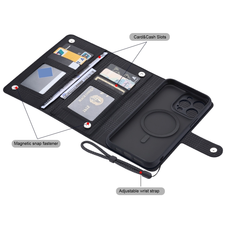 For iPhone 14 Pro ViLi GHA Series Shockproof MagSafe RFID Leather Attraction Horizontal Flip Phone Case(Black) For iPhone 14 Pro ViLi GHA Series Shockproof MagSafe RFID Leather Attraction Horizontal Flip Phone Case(Black)