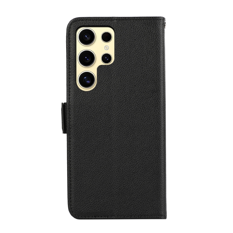 For Samsung Galaxy S23 Ultra 5G ABEEL Side-Magnetic Litchi Pattern Leather RFID Phone Case(Black) For Samsung Galaxy S23 Ultra 5G ABEEL Side-Magnetic Litchi Pattern Leather RFID Phone Case(Black)