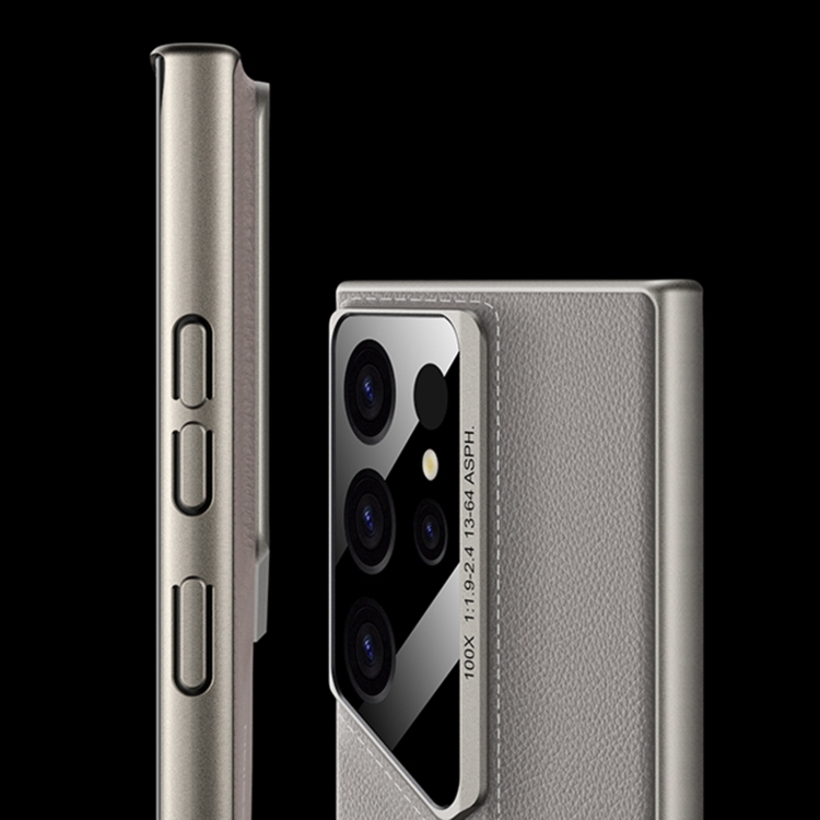 For Samsung Galaxy S24 Ultra 5G GKK Blade Ultra-thin Leather Full Coverage Phone Case(Grey) For Samsung Galaxy S24 Ultra 5G GKK Blade Ultra-thin Leather Full Coverage Phone Case(Grey)