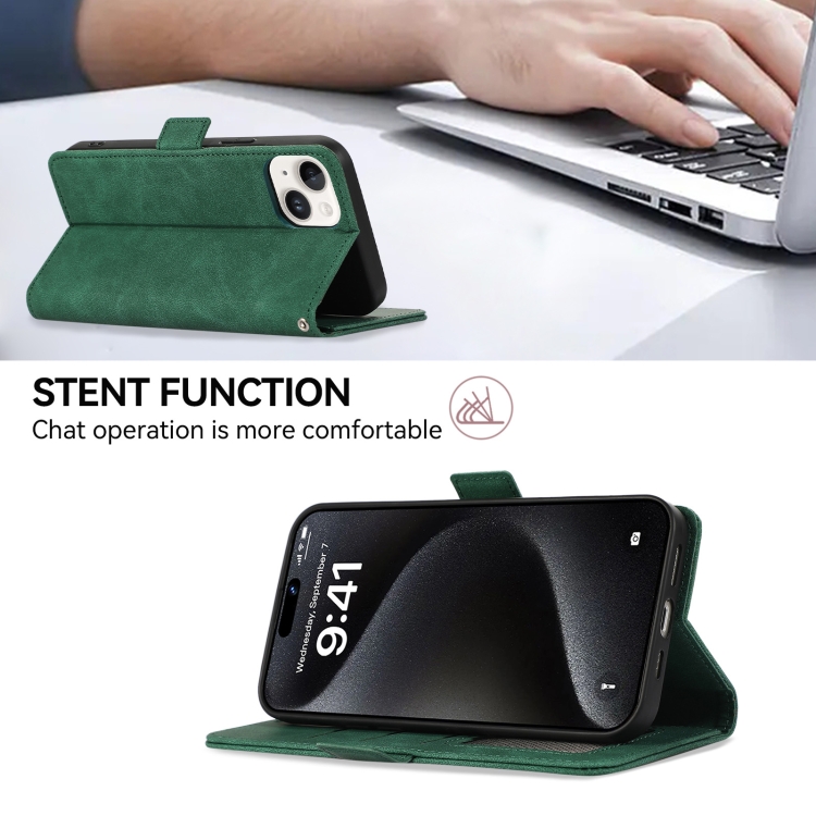 For Samsung Galaxy S22 Ultra 5G ABEEL Frosted Magnetic RFID Leather Phone Case(Green) For Samsung Galaxy S22 Ultra 5G ABEEL Frosted Magnetic RFID Leather Phone Case(Green)