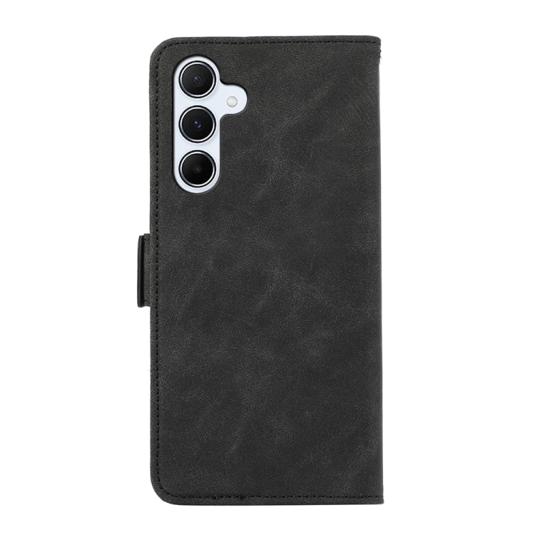 For Samsung Galaxy S23 FE 5G ABEEL Frosted Magnetic RFID Leather Phone Case(Black) For Samsung Galaxy S23 FE 5G ABEEL Frosted Magnetic RFID Leather Phone Case(Black)