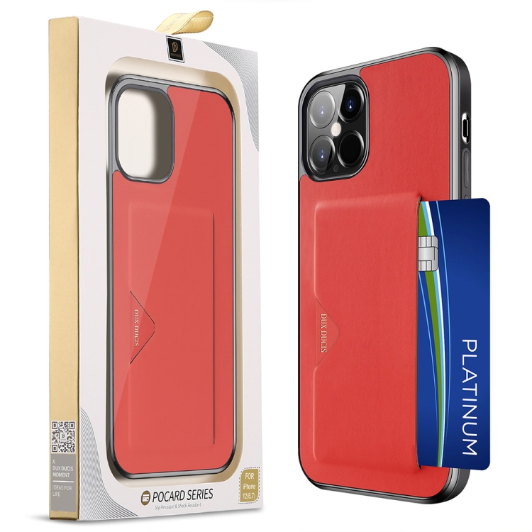 Dux ducis Pocard serie TPU funda para iphone 12 Pro Max-con soporte tarjetas-s....