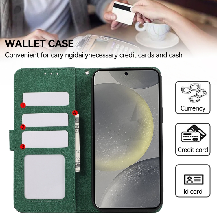 For Samsung Galaxy S23 Ultra 5G ABEEL Color Block Magnetic RFID Leather Phone Case(Green-Black) For Samsung Galaxy S23 Ultra 5G ABEEL Color Block Magnetic RFID Leather Phone Case(Green-Black)