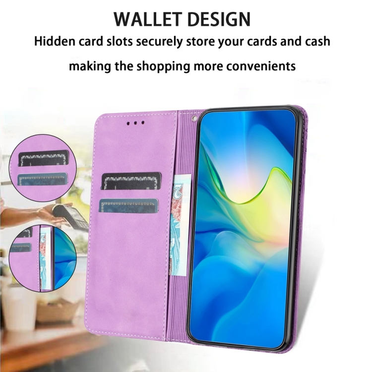 For iPhone 14 Plus Retro Elephant Embossed Leather Phone Case(Purple) For iPhone 14 Plus Retro Elephant Embossed Leather Phone Case(Purple)