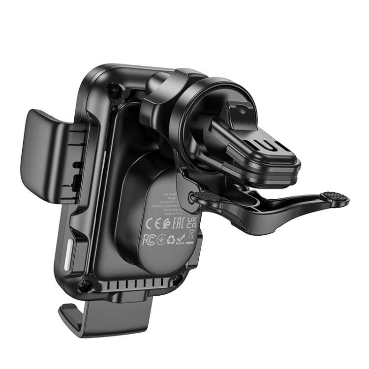 hoco HW10 Jenny Three-axis Linkage Wireless Fast Charging Car Air Outlet Holder(Black) hoco HW10 Jenny Three-axis Linkage Wireless Fast Charging Car Air Outlet Holder(Black)