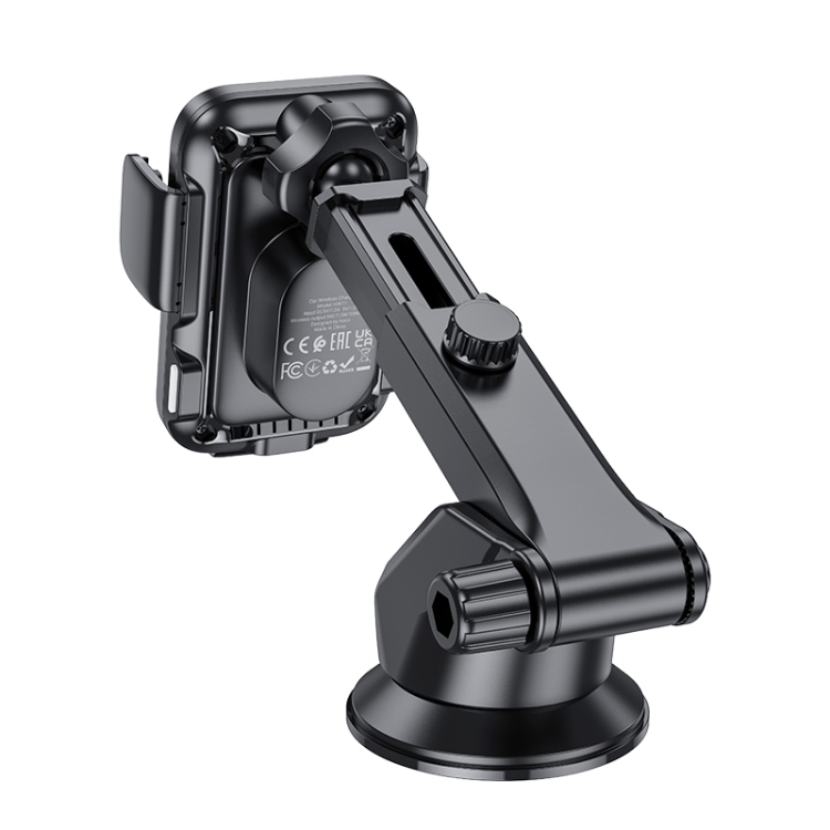 hoco HW11 Jenny Three-axis Linkage Wireless Fast Charging Car Center Console Holder(Black) hoco HW11 Jenny Three-axis Linkage Wireless Fast Charging Car Center Console Holder(Black)