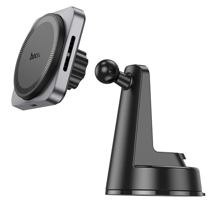 hoco HW16 Speed Magnetic Wireless Fast Charging Car Center Console Holder(Metal Black) hoco HW16 Speed Magnetic Wireless Fast Charging Car Center Console Holder(Metal Black)