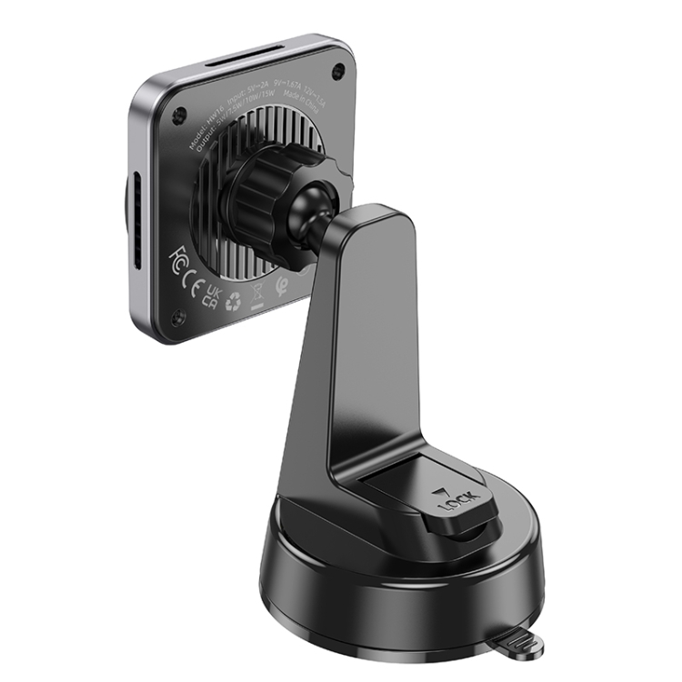hoco HW16 Speed Magnetic Wireless Fast Charging Car Center Console Holder(Metal Black) hoco HW16 Speed Magnetic Wireless Fast Charging Car Center Console Holder(Metal Black)