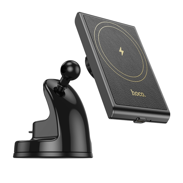 hoco HW20 Precious Magnetic Wireless Fast Charging Car Center Console Holder(Black) hoco HW20 Precious Magnetic Wireless Fast Charging Car Center Console Holder(Black)