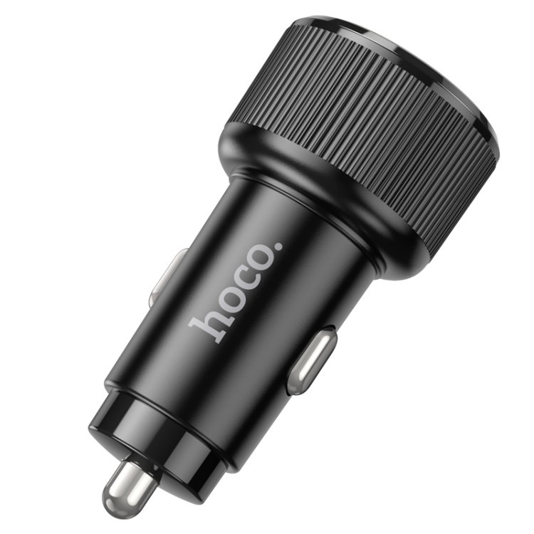 hoco NZ14B Guerrero PD50W Dual Type-C Port Car Charger(Black) hoco NZ14B Guerrero PD50W Dual Type-C Port Car Charger(Black)