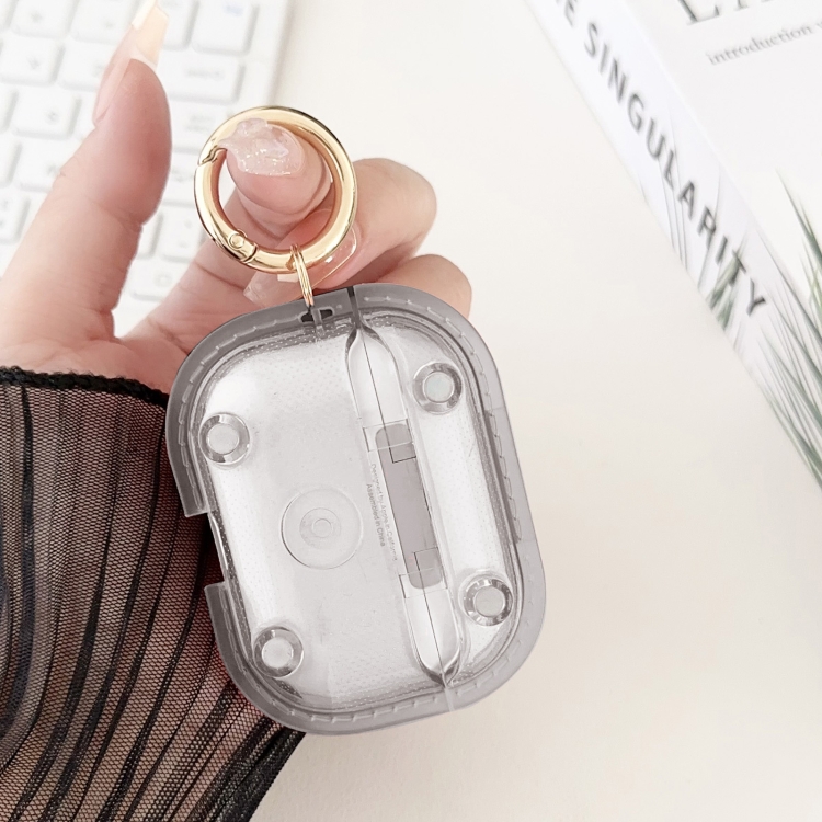 For AirPods Pro 2 Magnetic Clear Armor TPU TWS Earphone Case(Black) For AirPods Pro 2 Magnetic Clear Armor TPU TWS Earphone Case(Black)