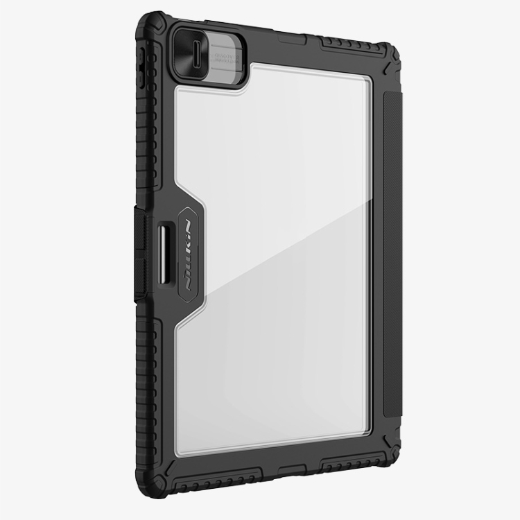For iPad Pro 13 2024 NILLKIN Bumper Pro Multi-angle Folding Style Tablet Leather Case(Black) For iPad Pro 13 2024 NILLKIN Bumper Pro Multi-angle Folding Style Tablet Leather Case(Black)