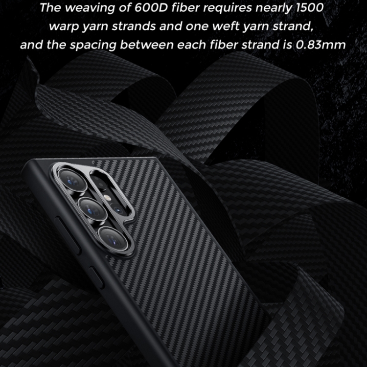 For Samsung Galaxy S24 Ultra 5G Benks 600D MagSafe Kevlar Carbon Fiber Shockproof Phone Case(Black) For Samsung Galaxy S24 Ultra 5G Benks 600D MagSafe Kevlar Carbon Fiber Shockproof Phone Case(Black)