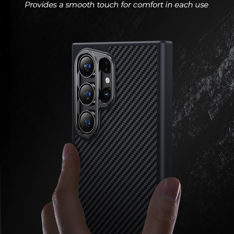 For Samsung Galaxy S24 Ultra 5G Benks 600D MagSafe Kevlar Carbon Fiber Shockproof Phone Case(Black) For Samsung Galaxy S24 Ultra 5G Benks 600D MagSafe Kevlar Carbon Fiber Shockproof Phone Case(Black)