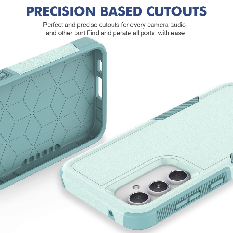 For Samsung Galaxy S23 FE 5G 2 in 1 PC + TPU Phone Case(Light Green) For Samsung Galaxy S23 FE 5G 2 in 1 PC + TPU Phone Case(Light Green)