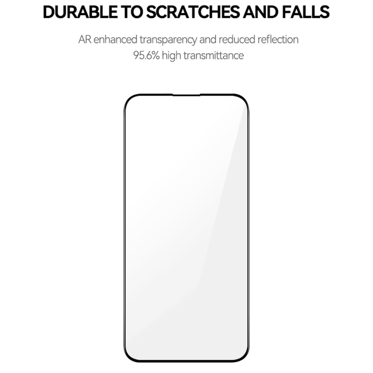 For iPhone 15 TGVIS AR Anti-reflection 2.5D 9H Full-screen Tempered Glass Film For iPhone 15 TGVIS AR Anti-reflection 2.5D 9H Full-screen Tempered Glass Film