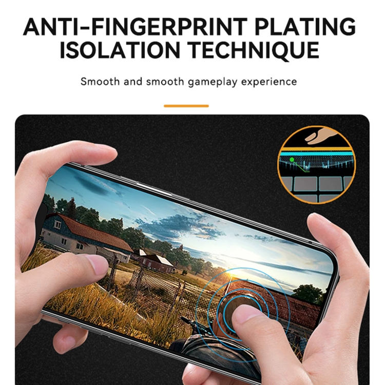 For iPhone 15 TGVIS Anti-bacterial 2.5D 9H Full-screen Tempered Glass Film For iPhone 15 TGVIS Anti-bacterial 2.5D 9H Full-screen Tempered Glass Film