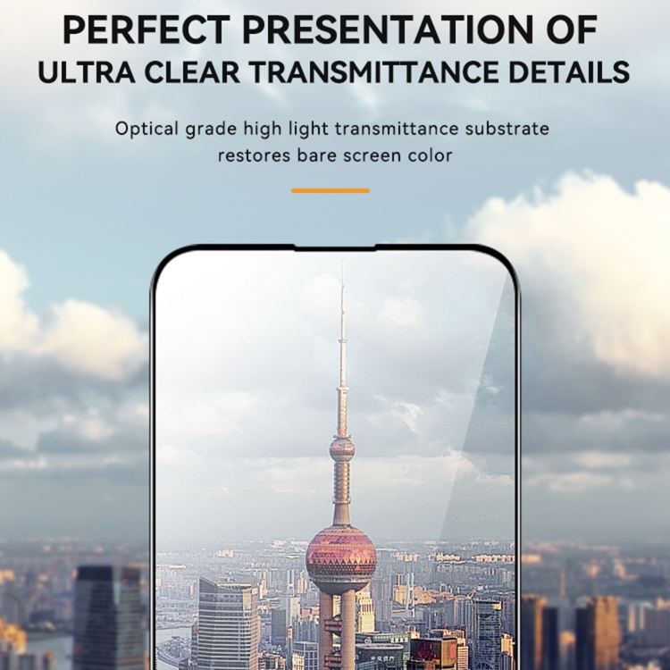 For iPhone 15 TGVIS Anti-bacterial 2.5D 9H Full-screen Tempered Glass Film For iPhone 15 TGVIS Anti-bacterial 2.5D 9H Full-screen Tempered Glass Film