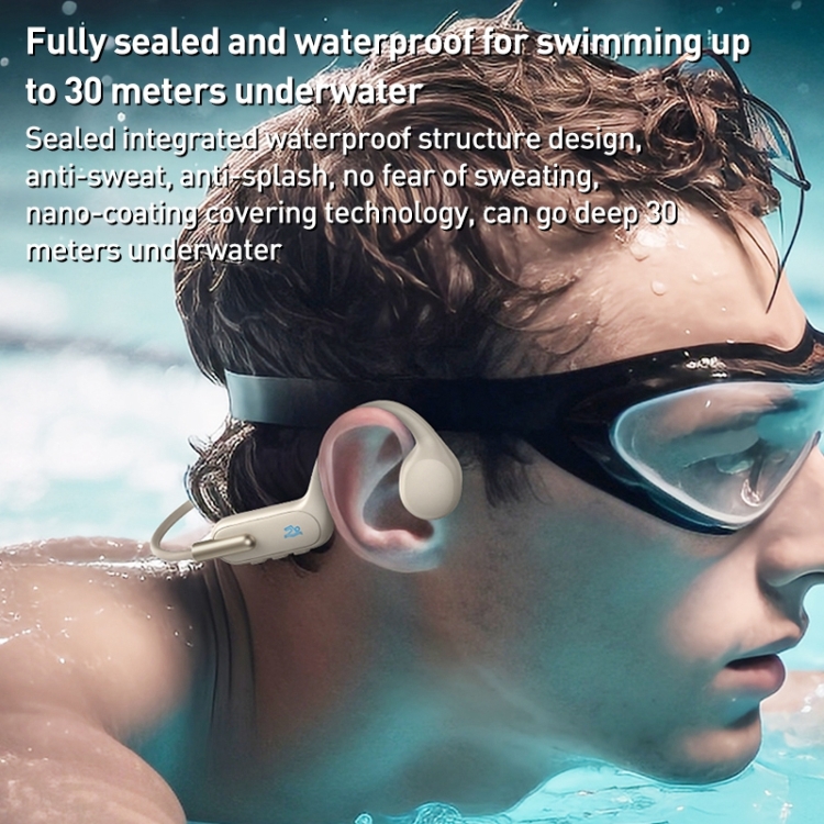 ZGA SP06 Waterproof Bone Conduction Bluetooth Sports Earphone(White) ZGA SP06 Waterproof Bone Conduction Bluetooth Sports Earphone(White)