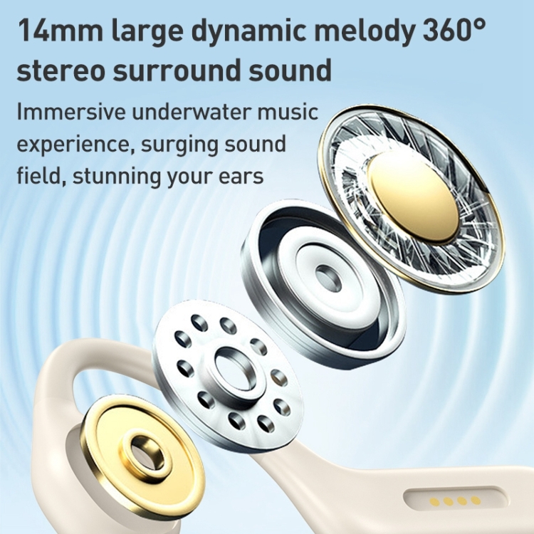 ZGA SP06 Waterproof Bone Conduction Bluetooth Sports Earphone(White) ZGA SP06 Waterproof Bone Conduction Bluetooth Sports Earphone(White)