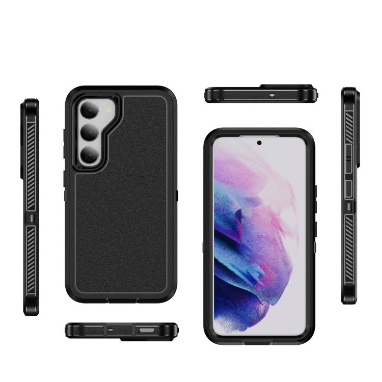 For Samsung Galaxy S22+ 5G Guard Frosted Double Layer Phone Case(Black) For Samsung Galaxy S22+ 5G Guard Frosted Double Layer Phone Case(Black)