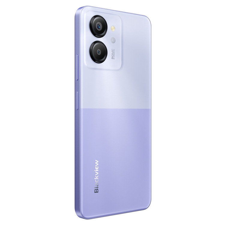 [HK Warehouse] Blackview COLOR 8, 8GB+256GB, Fingerprint & Face Identification, 6.75 inch Android 13 Unisoc T616 Octa Core up to 2.2GHz, Network: 4G, OTG(Wisteria Purple)