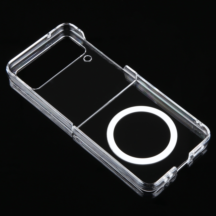 For Samsung Galaxy Z Flip4 MagSafe All-Inclusive Shockproof PC Phone Case(Transparent) For Samsung Galaxy Z Flip4 MagSafe All-Inclusive Shockproof PC Phone Case(Transparent)