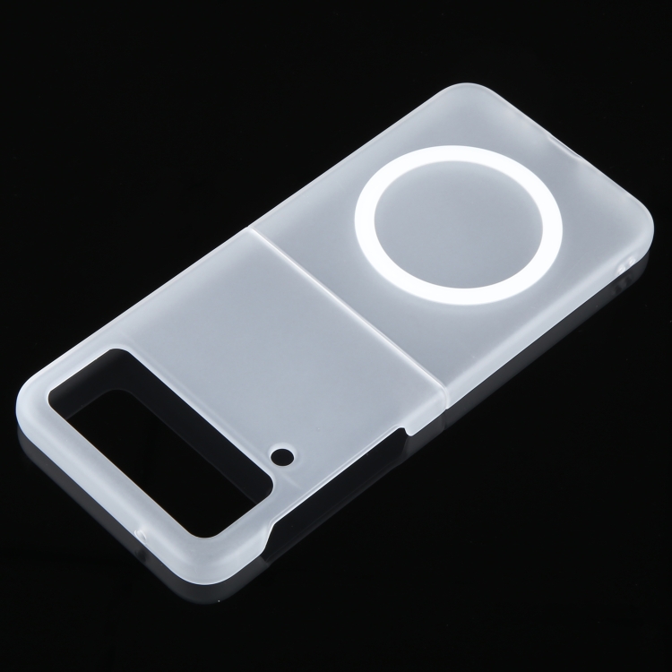 For Samsung Galaxy Z Flip4 MagSafe All-Inclusive Shockproof PC Phone Case(Transparent) For Samsung Galaxy Z Flip4 MagSafe All-Inclusive Shockproof PC Phone Case(Transparent)