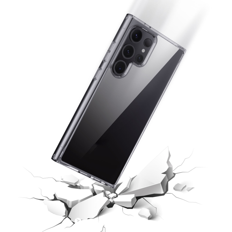 For Samsung Galaxy S22 5G TGVIS Crystal Clear Series PC+TPU Phone Case(Transparent Black) For Samsung Galaxy S22 5G TGVIS Crystal Clear Series PC+TPU Phone Case(Transparent Black)