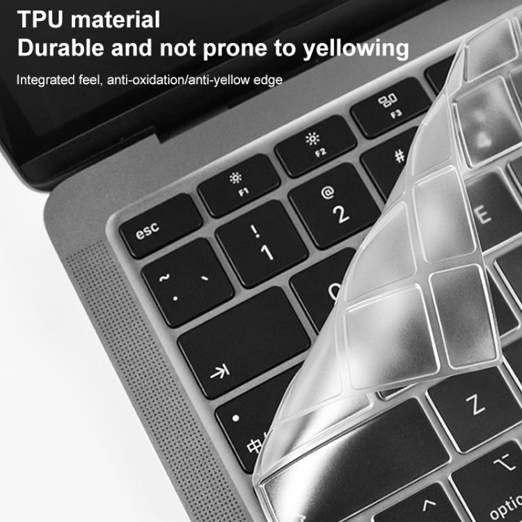 For MacBook Pro 16.2 inch 2021 ZGA Contact Invisible TPU Keyboard Protective Film For MacBook Pro 16.2 inch 2021 ZGA Contact Invisible TPU Keyboard Protective Film