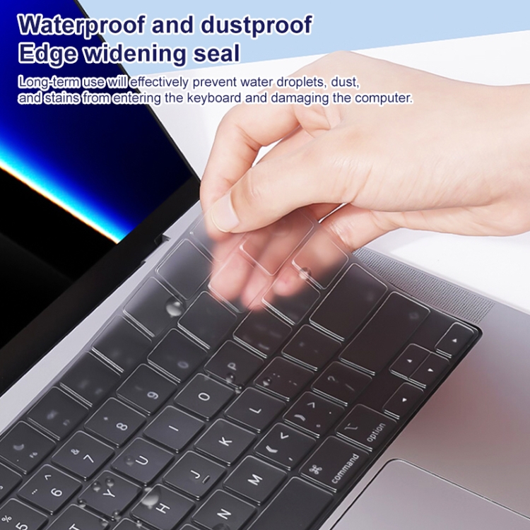 For MacBook Pro 16.2 inch 2021 ZGA Contact Invisible TPU Keyboard Protective Film For MacBook Pro 16.2 inch 2021 ZGA Contact Invisible TPU Keyboard Protective Film